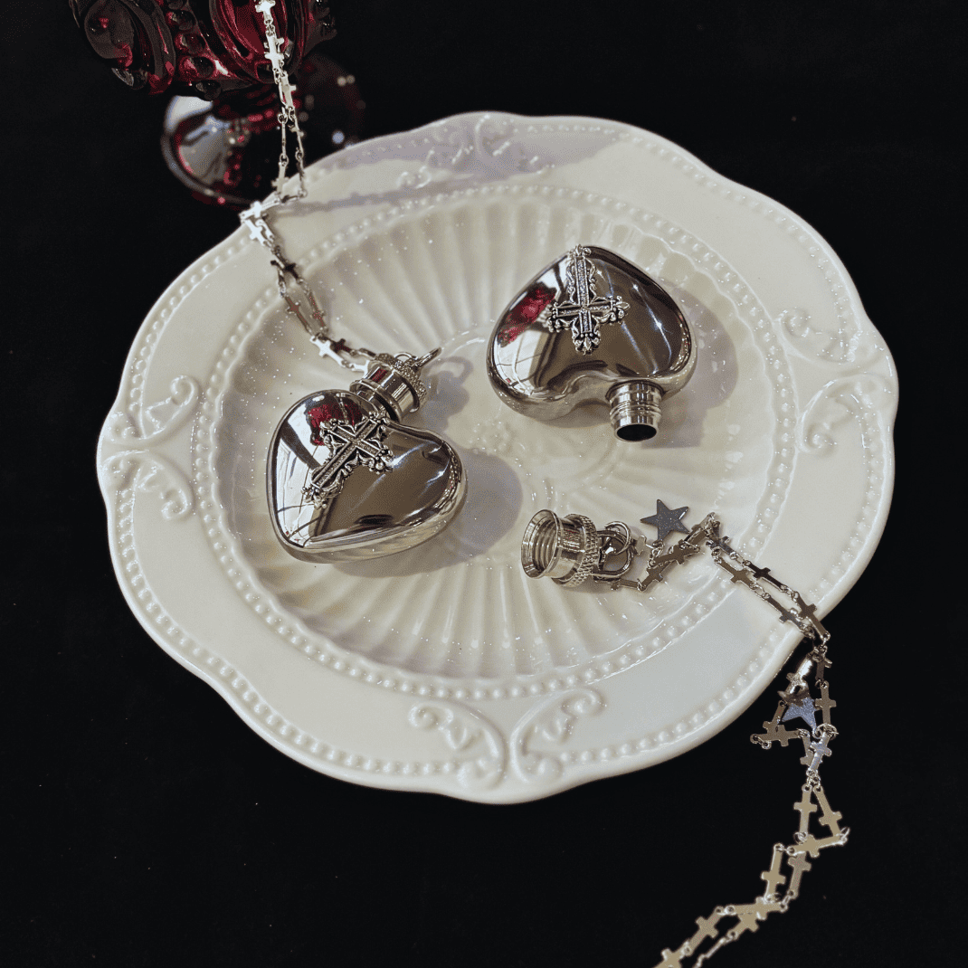 Heart Flask Necklace