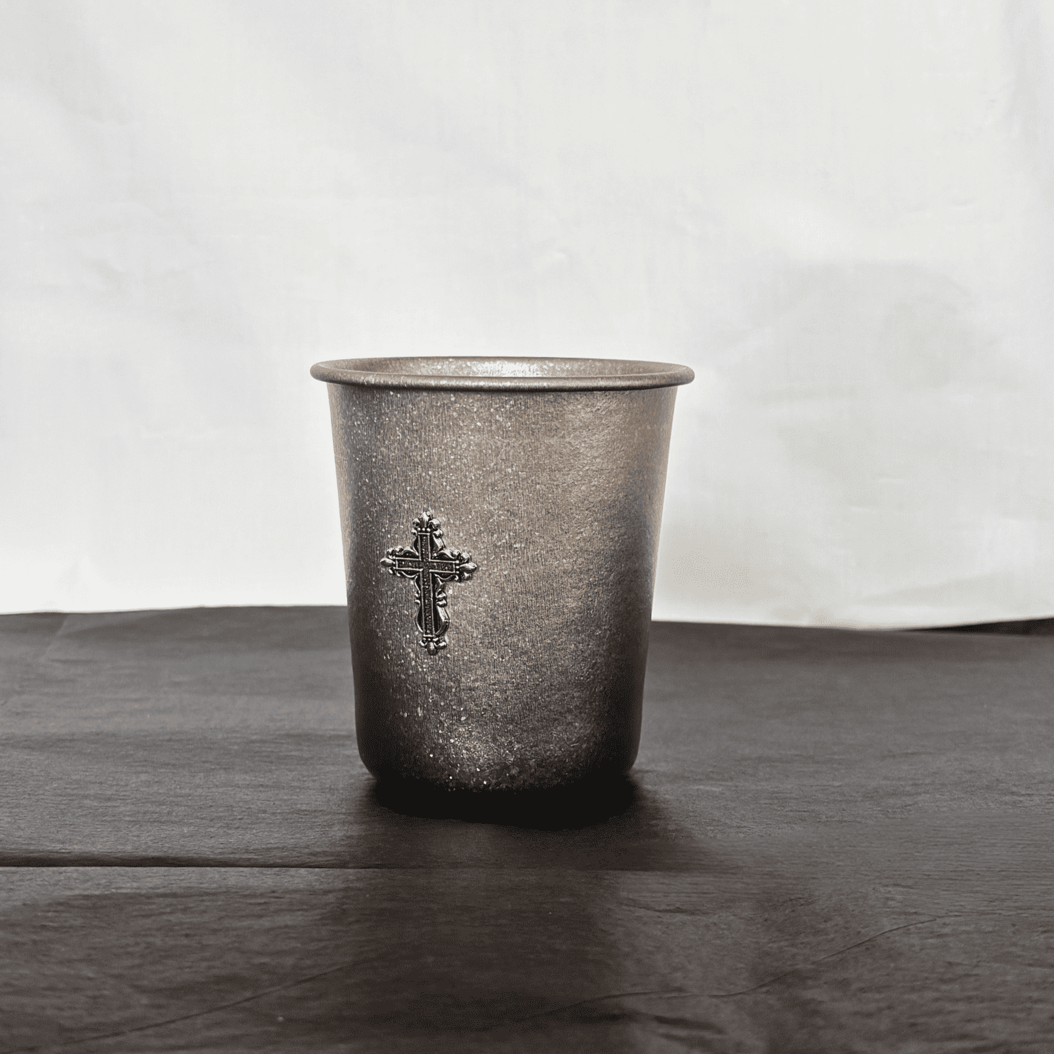 Gothic Cross Titanium Cup