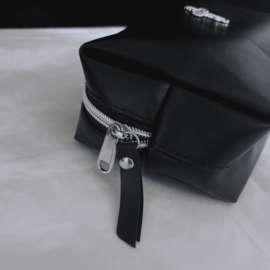 Gothic Cross Leather Pouch