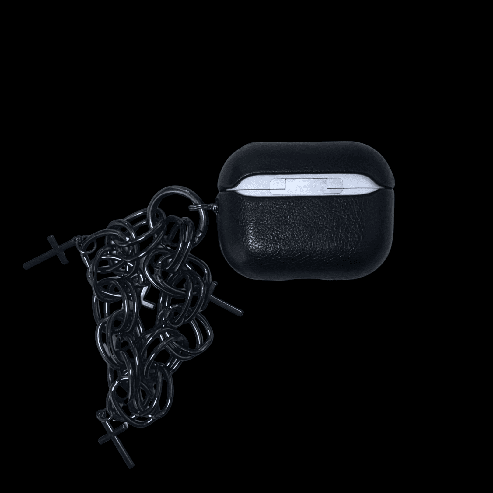 Gothic Cross Leather AirPods Case