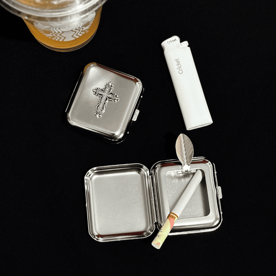 Gothic Cross Pocket Ashtray