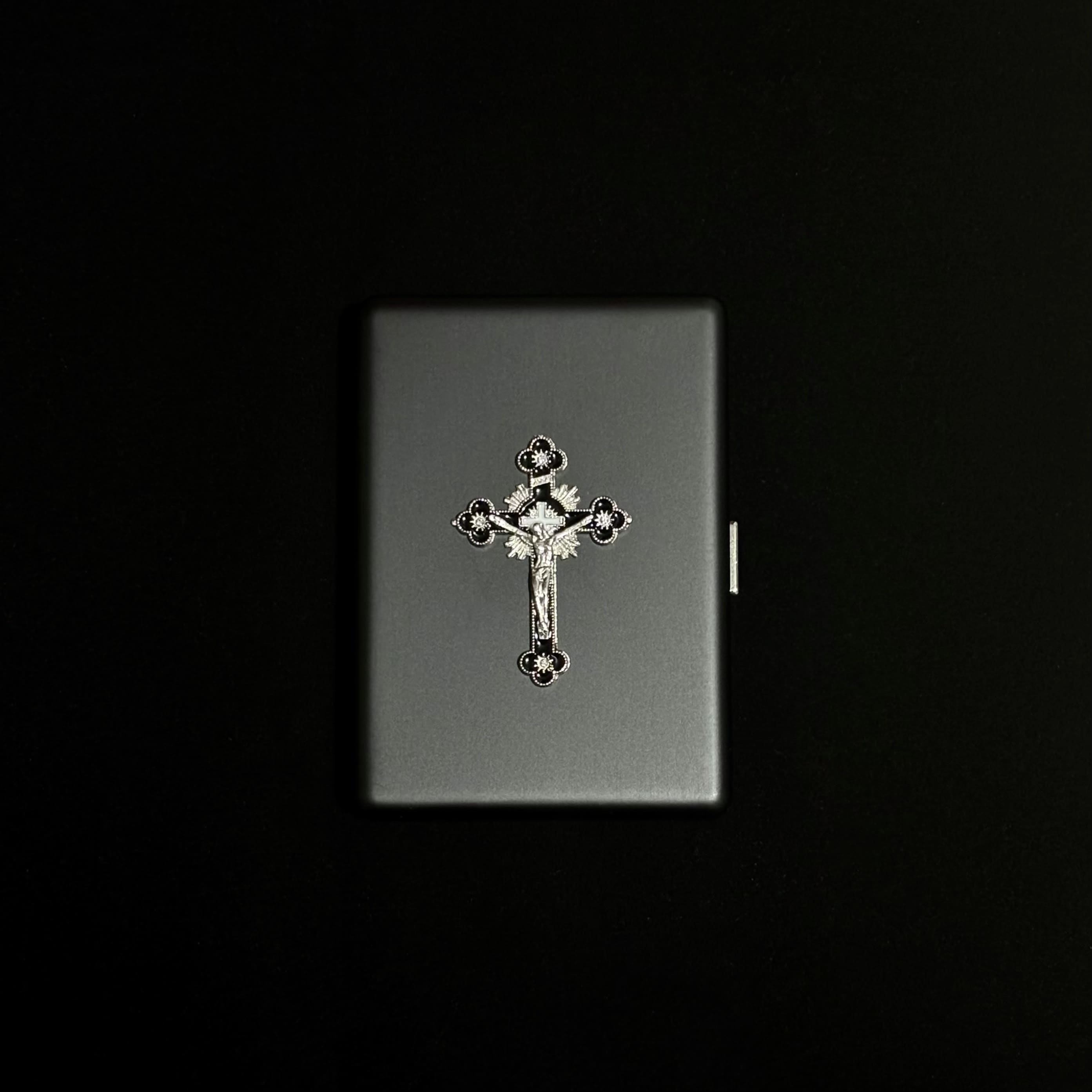 Black Cross Cigarette/Card Case