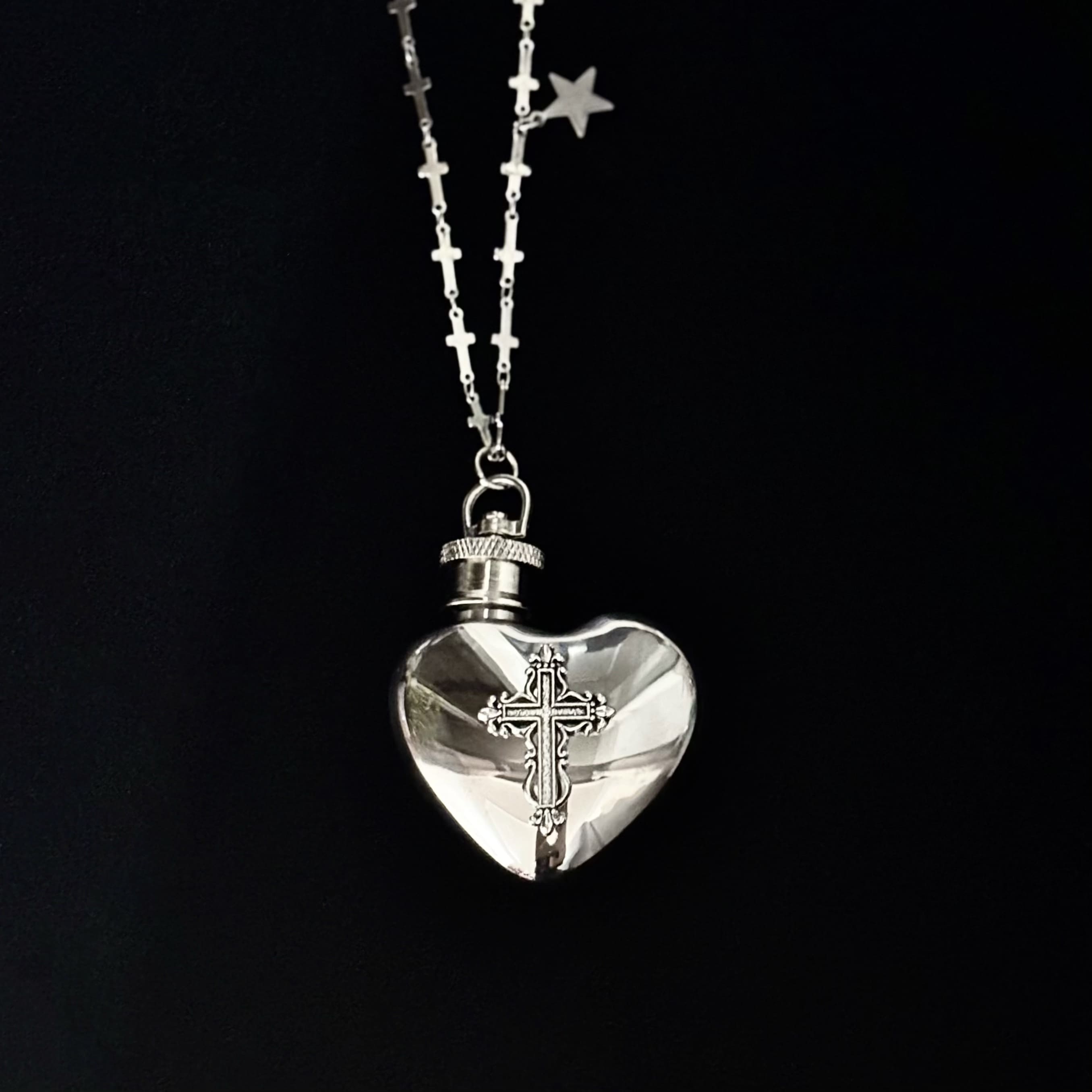 Heart Flask Necklace