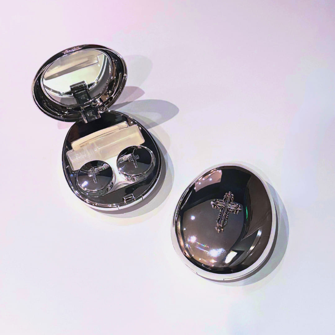 Gothic Cross Contact Lens Case