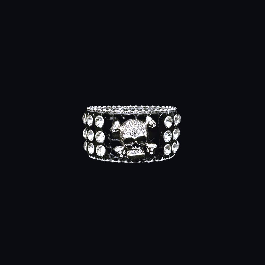 Gothic Studded Cuff Bracelet
