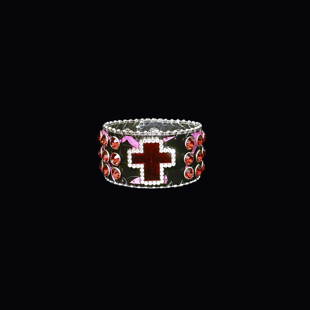 Gothic Studded Cuff Bracelet