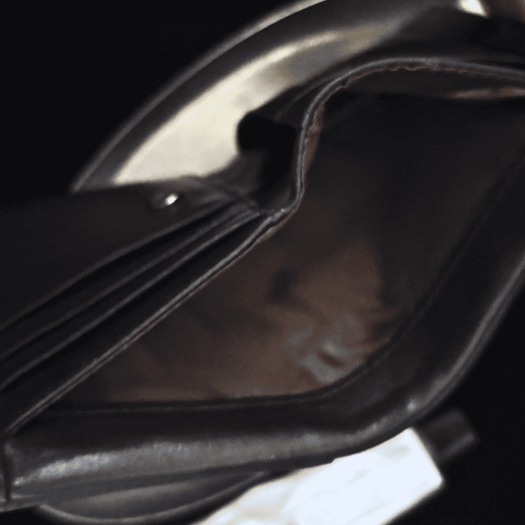 Gothic Cross Leather Wallet