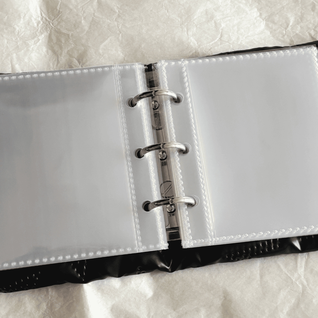 Star Embossed Leather Photo&Card Album