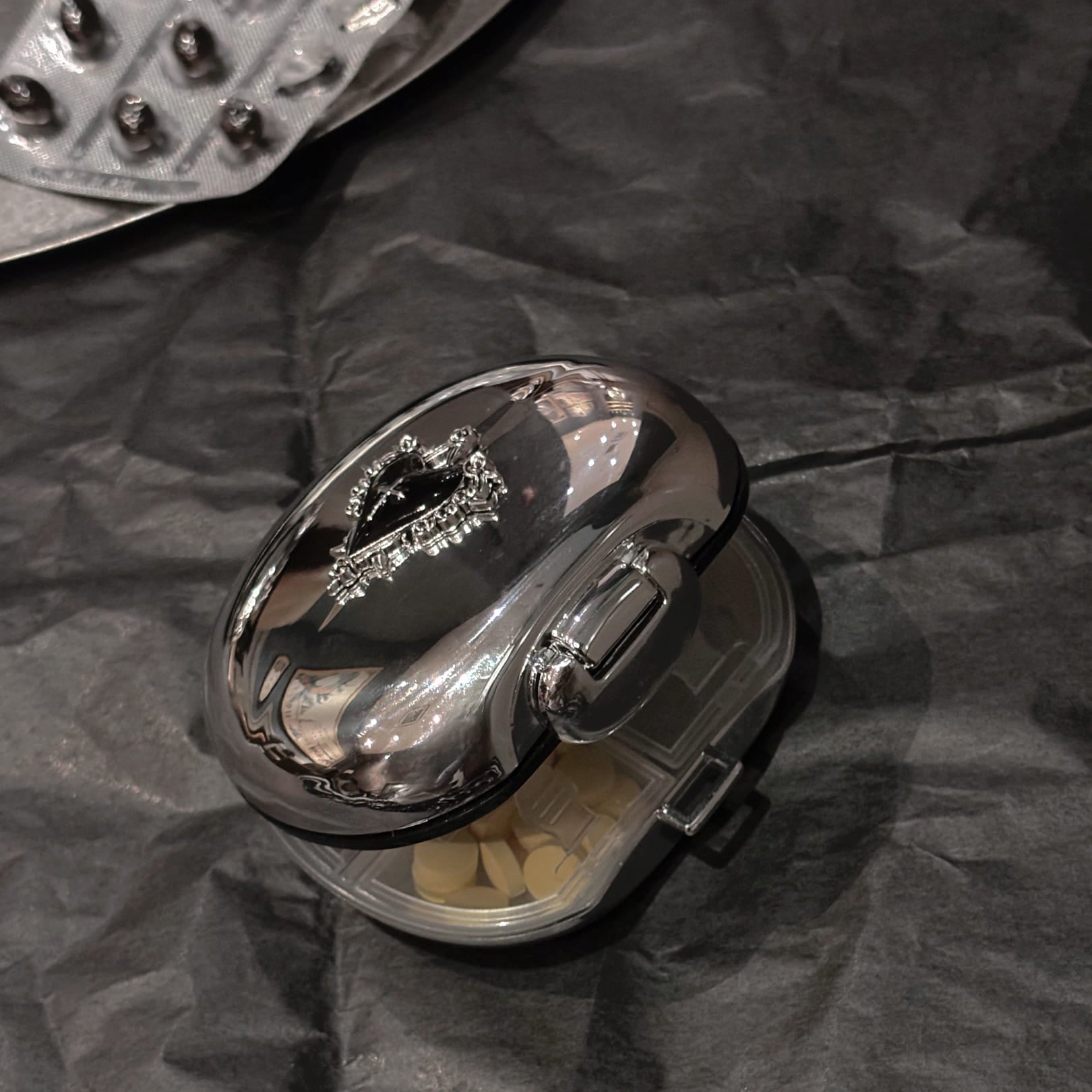 Thorned Heart Gothic Pill Case