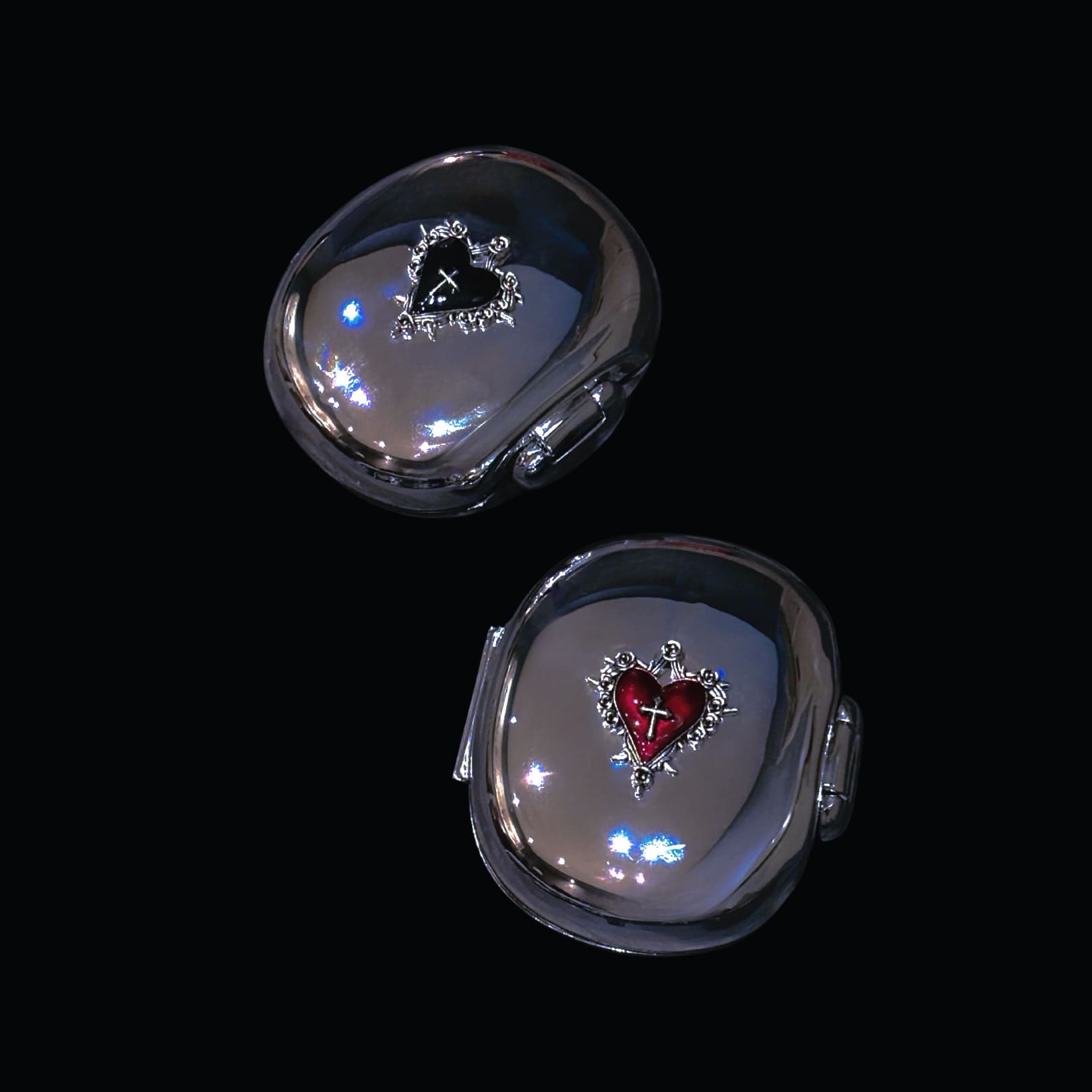 Thorned Heart Gothic Pill Case