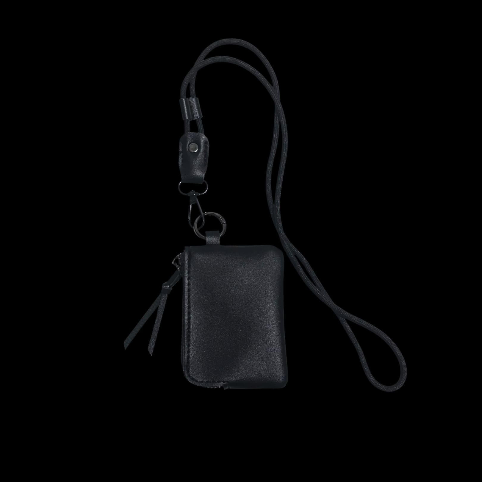 Gothic Cross Leather Coin Pouch