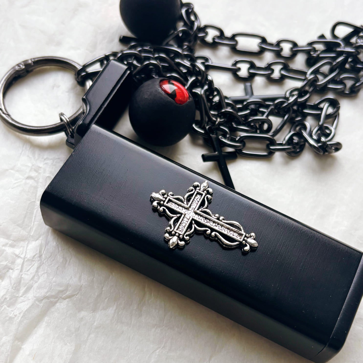Gothic Cross CigaretteCase & BagCharm