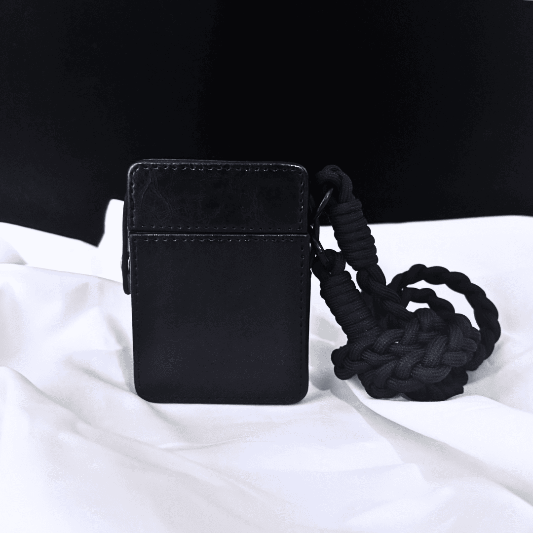 Gothic Cross Leather Cigarette Case