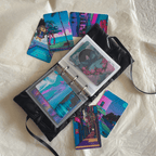 Star Embossed Leather Photo&Card Album