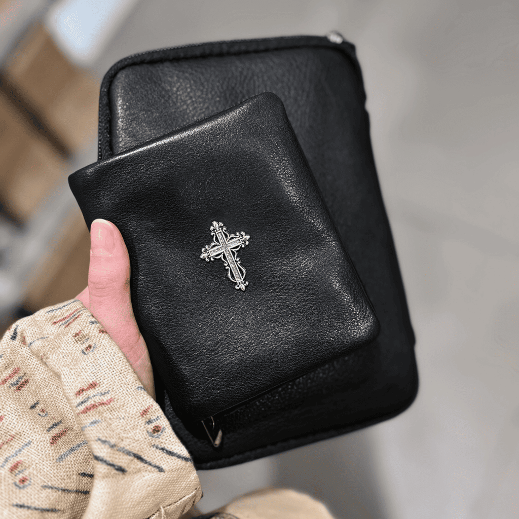 Gothic Cross Leather Wallet