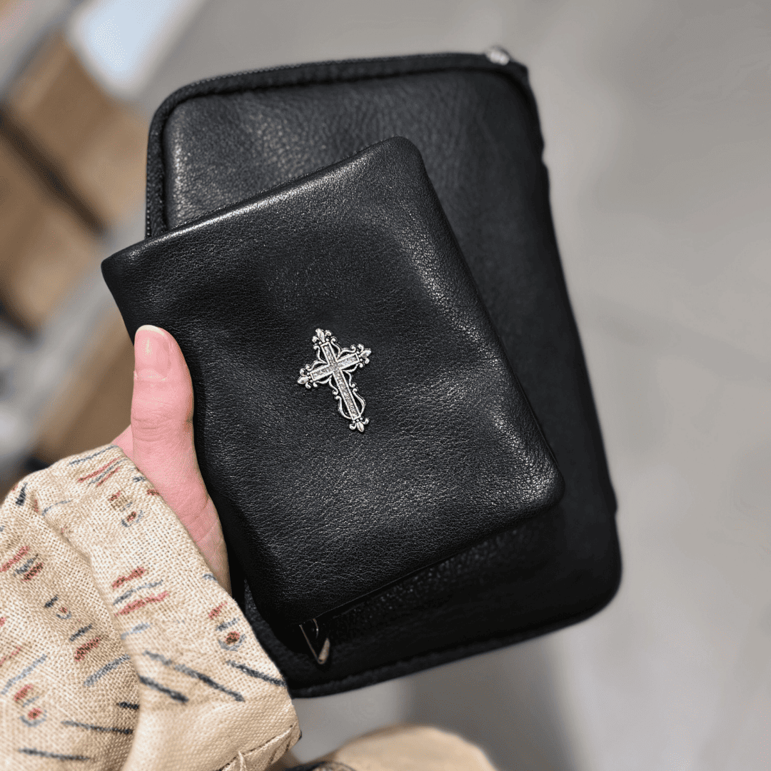 Gothic Cross Leather Wallet