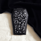 Skull Relief Leather Card Wallet