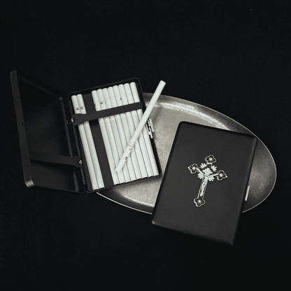 Black Cross Cigarette/Card Case