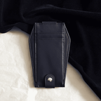 Skull Relief Leather Card Wallet