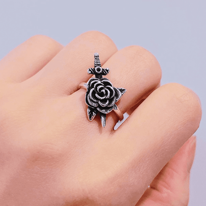 Blade & Bloom Ring