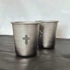 Gothic Cross Titanium Cup