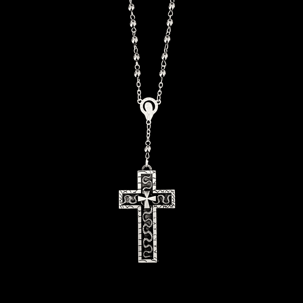 Magnetic Cross Pillbox Pendant