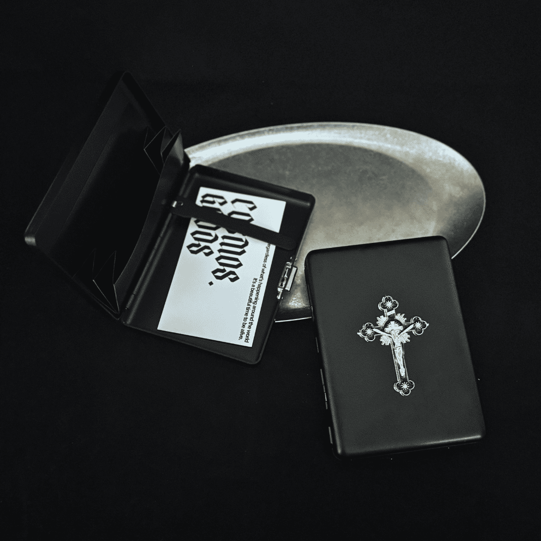 Black Cross Cigarette/Card Case