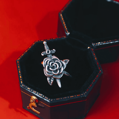 Blade & Bloom Ring