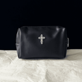 Gothic Cross Leather Pouch