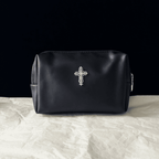 Gothic Cross Leather Pouch