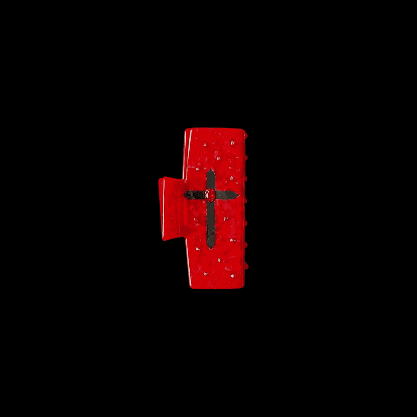 Blood Red Gothic Hair Claw