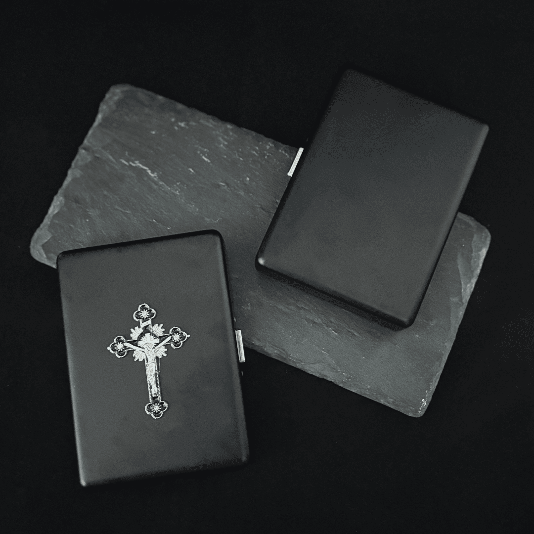 Black Cross Cigarette/Card Case