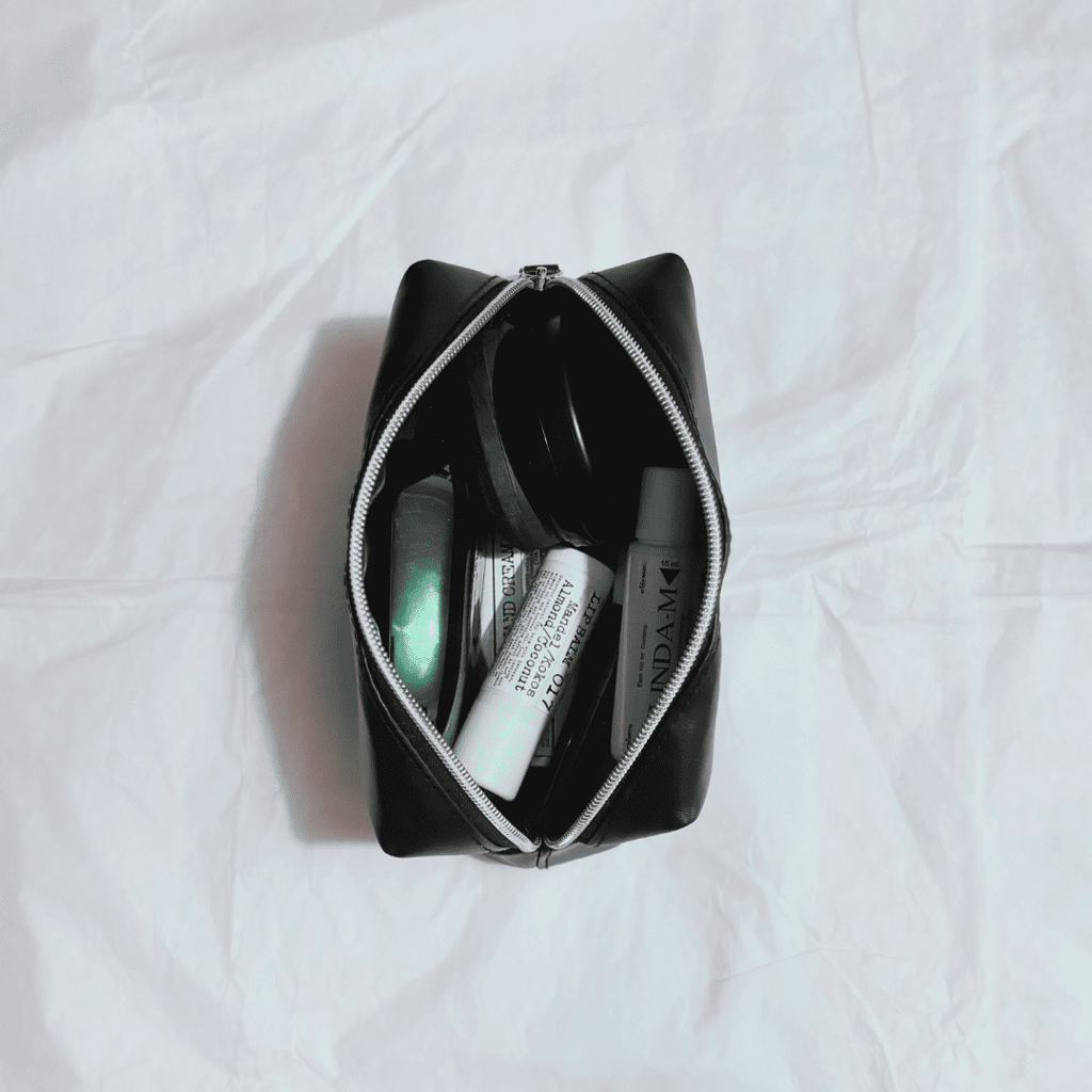 Gothic Cross Leather Pouch