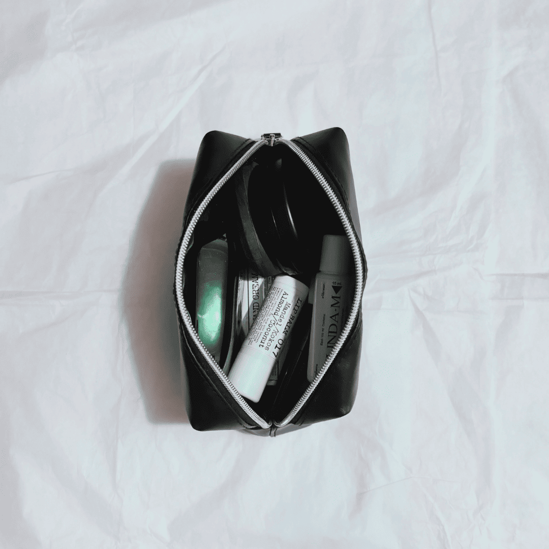 Gothic Cross Leather Pouch