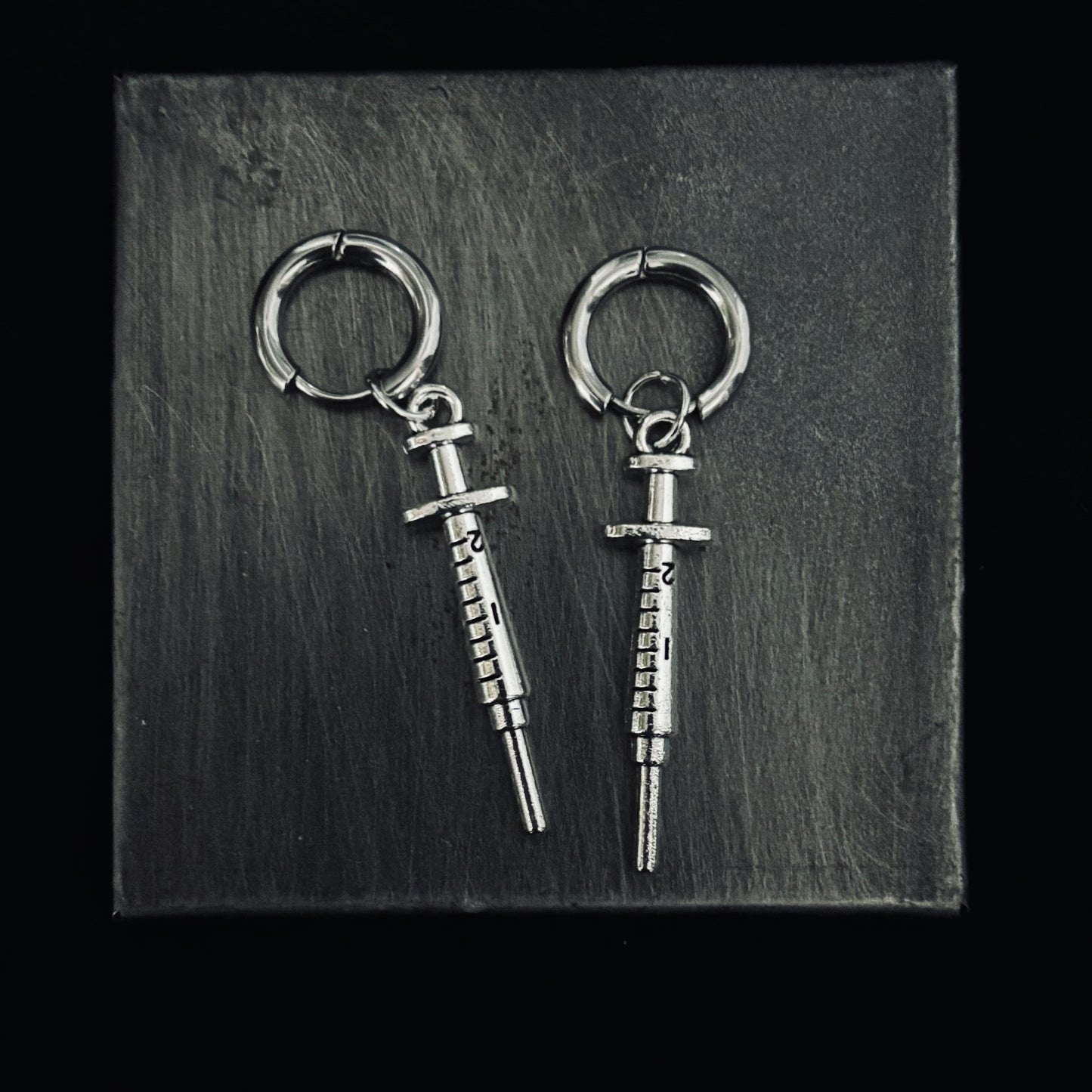 Syringe Earrings