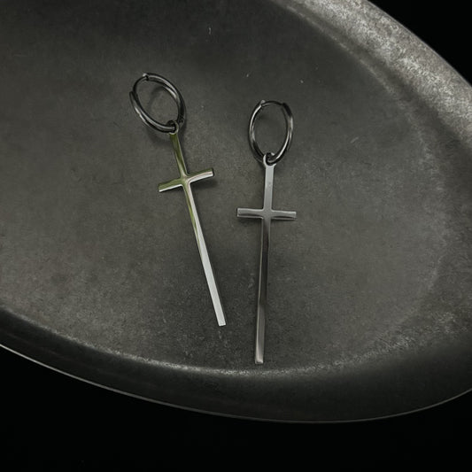 Eternal Cross Earrings