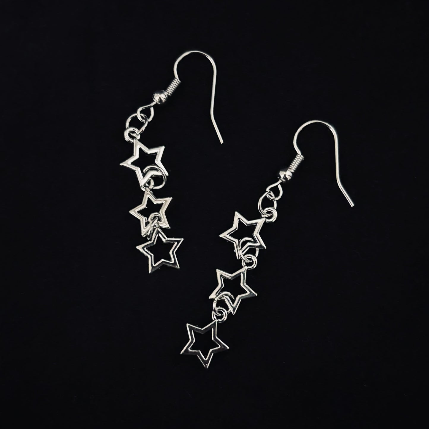 Star Chain Earrings