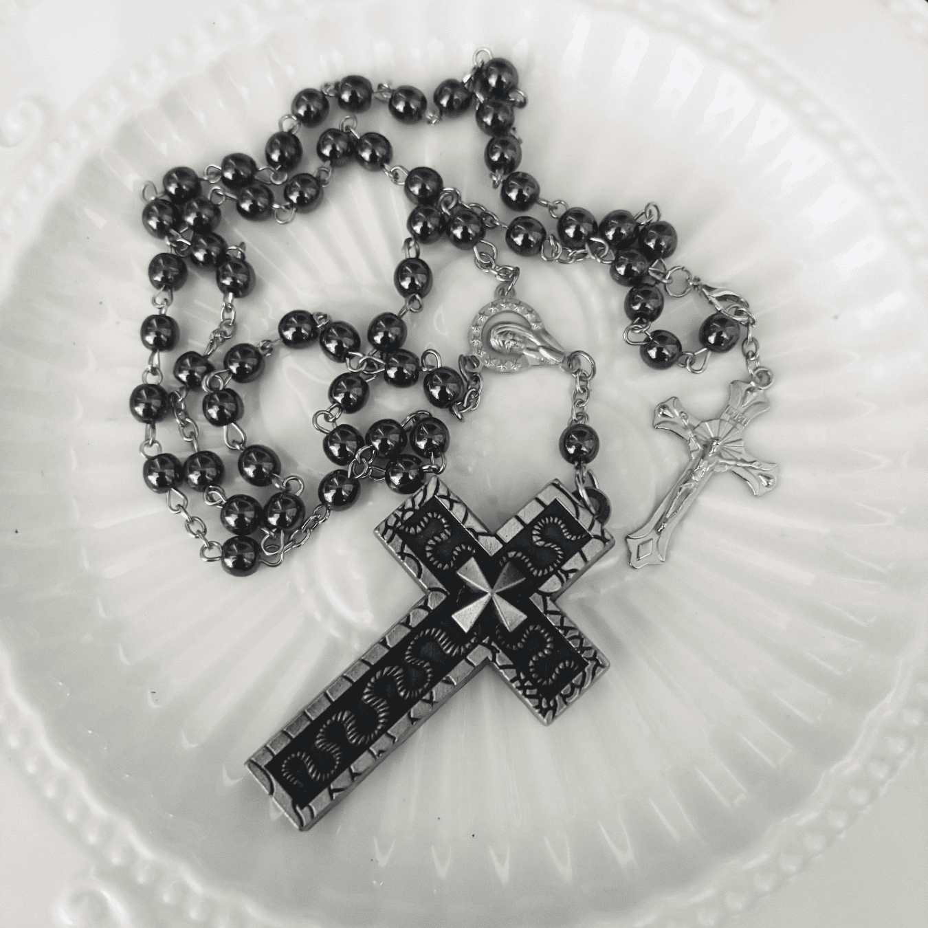 Magnetic Cross Pillbox Pendant