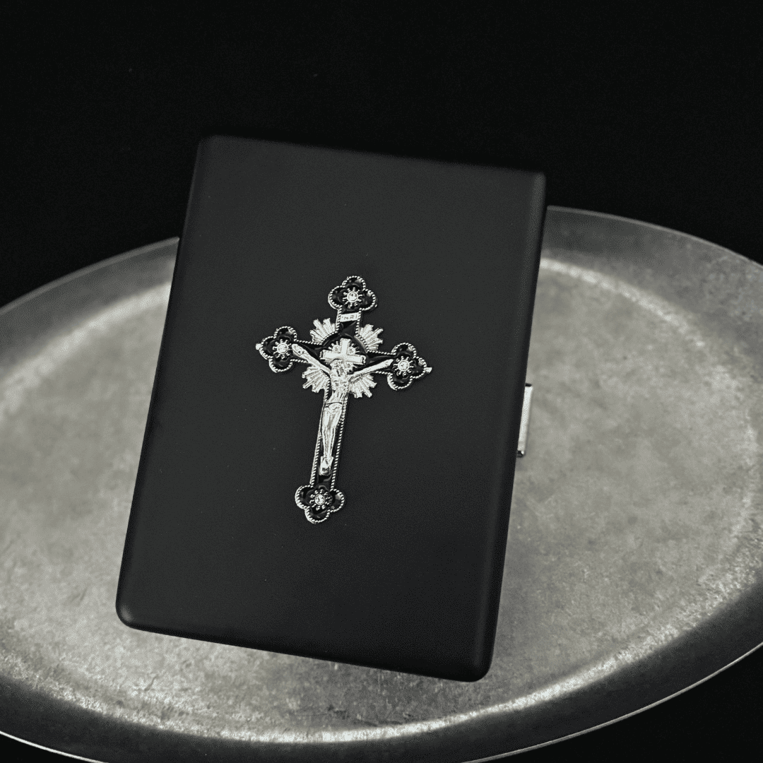 Black Cross Cigarette/Card Case