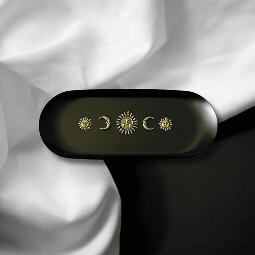 Celestial Sun & Moon Relief Tray