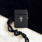 Gothic Cross Leather Cigarette Case