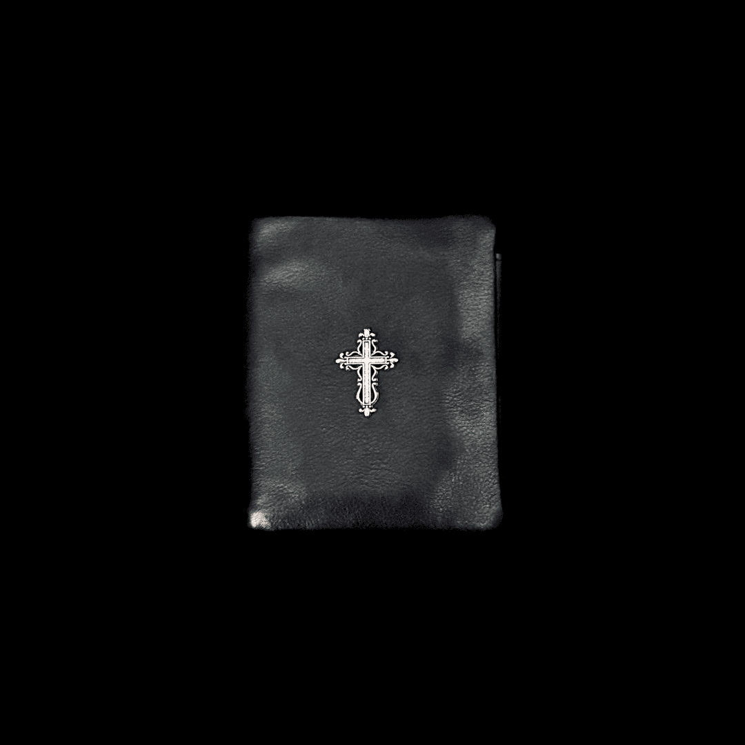 Gothic Cross Leather Wallet