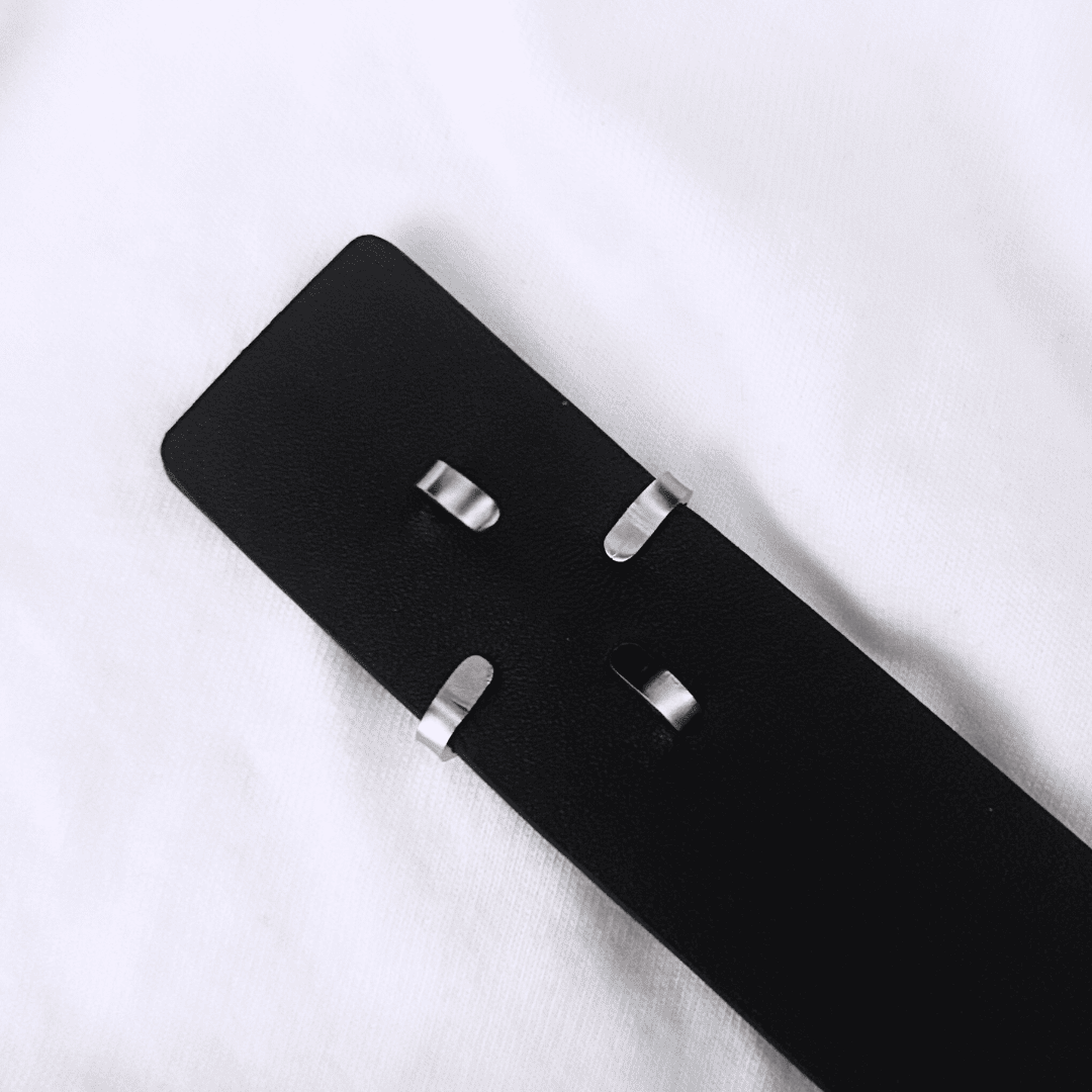 Leather Cross Cuff Bracelet