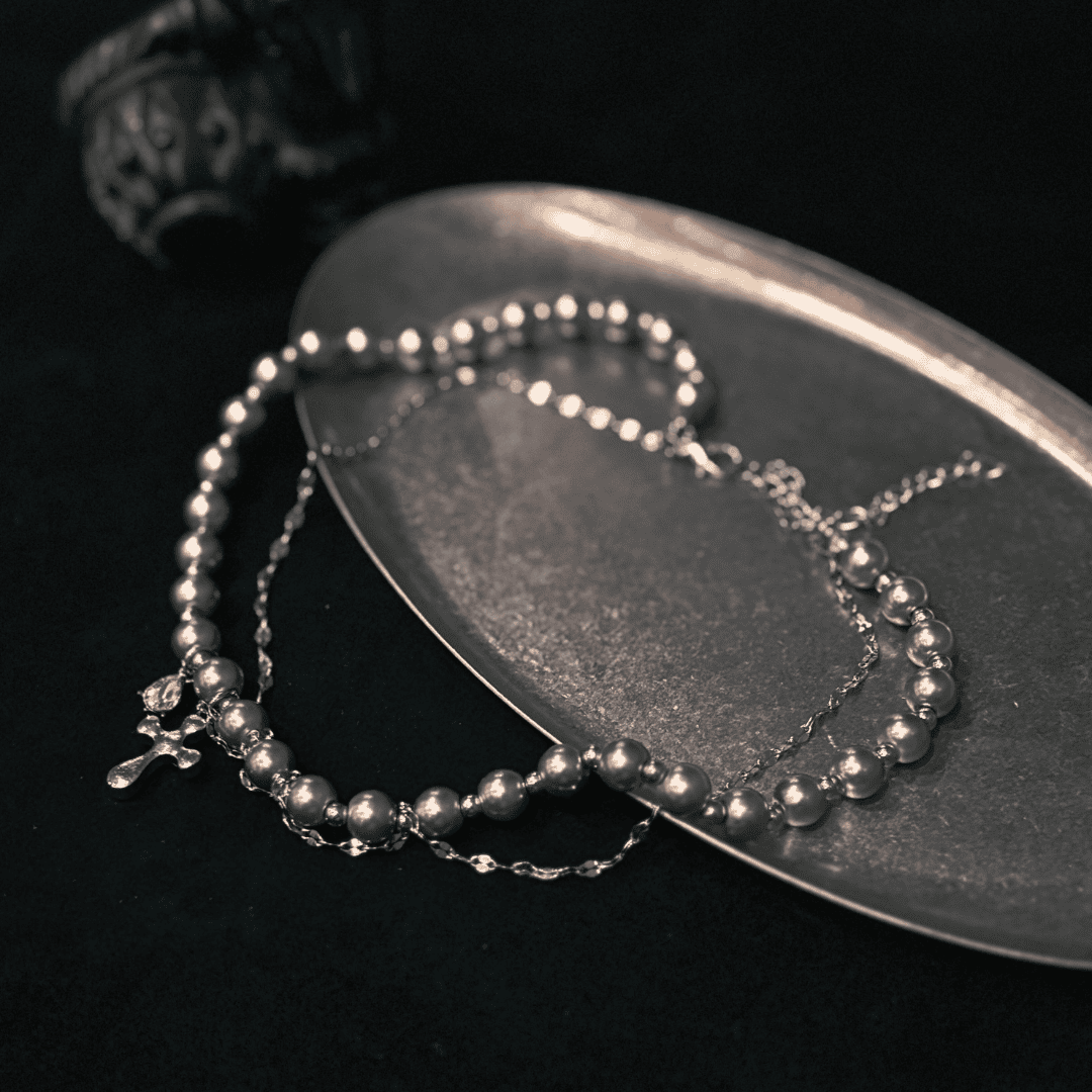 Grey Pearl Necklace