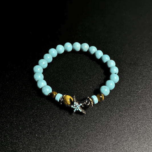 Cyan Starfish Bracelet