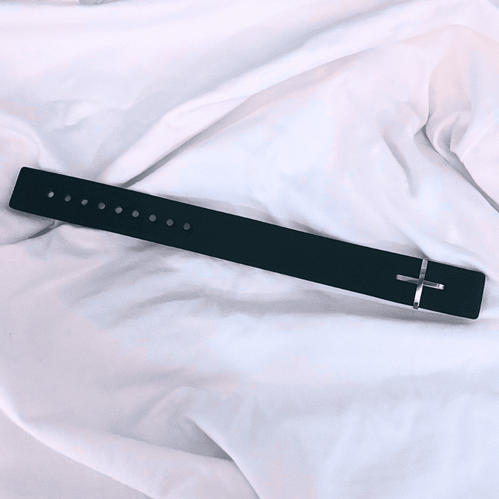 Leather Cross Cuff Bracelet