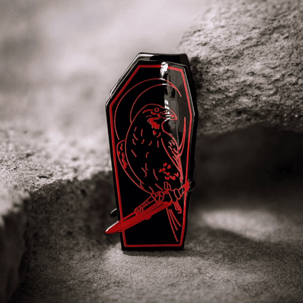 Gothic Coffin Hair Claw Set