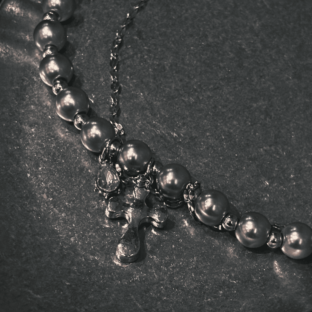 Grey Pearl Necklace