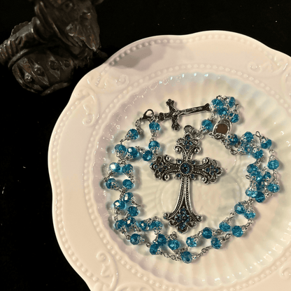 Ocean Tears Cross Necklace