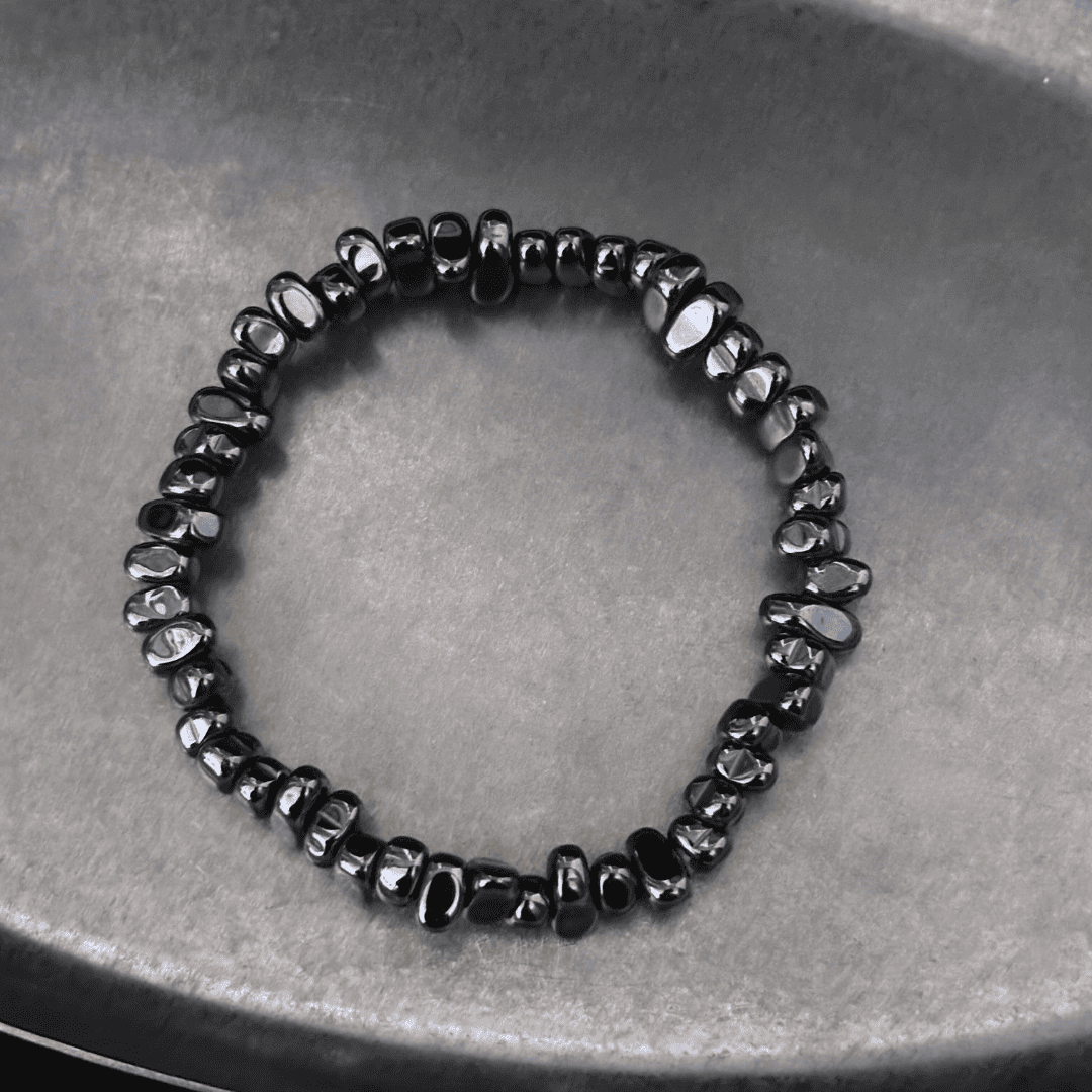 Star Studded Leather & Stone Bracelet Set